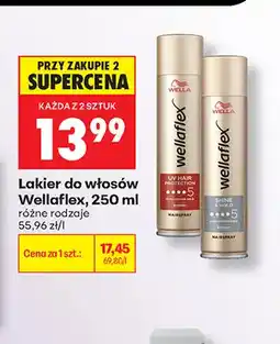 Biedronka Lakier do włosów Wellaflex UV Hair Protection oferta