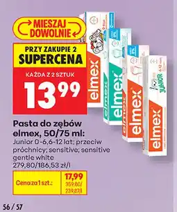 Biedronka Pasta do zębów elmex przeciw próchnicy oferta