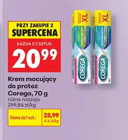Biedronka Krem mocujący do protez Corega mocno miętowy oferta