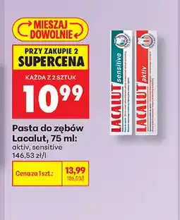 Biedronka Pasta do zębów Lacalut aktiv oferta