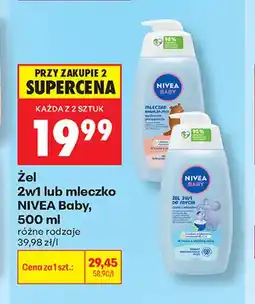 Biedronka Mleczko NIVEA Baby oferta