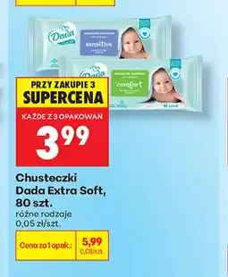 Biedronka Chusteczki Dada Extra Soft oferta