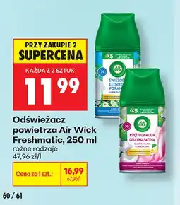 Biedronka Odświeżacz powietrza Air Wick Freshmatic oferta