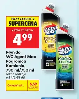 Biedronka Płyn do WC Agent Max Pogromca Kamienia oferta