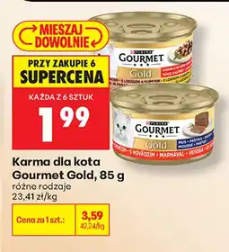 Biedronka Karma dla kota Gourmet Gold oferta
