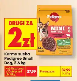 Biedronka Karma sucha Pedigree Small Dog oferta
