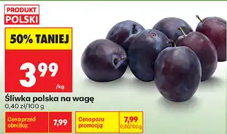 Biedronka Śliwka polska na wagę oferta