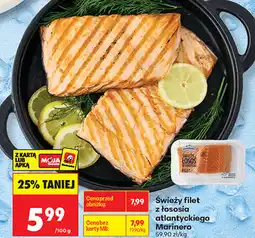 Biedronka Świeży filet z łososia atlantyckiego Marinero oferta