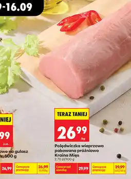 Biedronka Polędwiczka wieprzowa pakowana próżniowo Kraina Mięs oferta