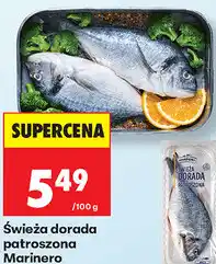 Biedronka Świeża dorada patroszona Marinero oferta