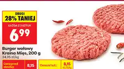 Biedronka Burger wołowy Kraina Mięs oferta