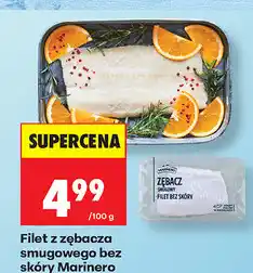 Biedronka Filet z zębacza smugowego bez skóry Marinero oferta