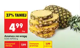 Biedronka Ananas na wagę oferta