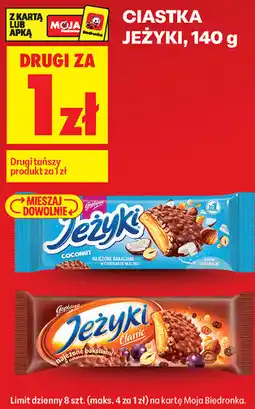 Biedronka CIASTKA JEŻYKI oferta
