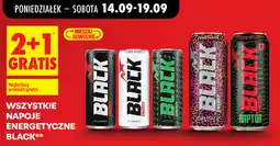 Biedronka Wszystkie napoje energetyczne Black oferta