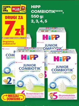 Biedronka Mleko Hipp Combiotik, 550 g: 2, 3, 4, 5 oferta