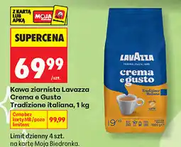Biedronka Kawa ziarnista Lavazza Crema e Gusto Tradizione italiana oferta