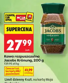 Biedronka Kawa rozpuszczalna Jacobs Krönung oferta