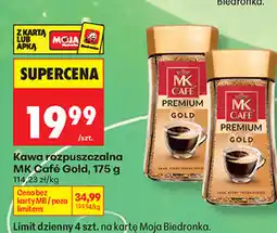 Biedronka Kawa rozpuszczalna MK Café Gold oferta