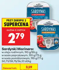 Biedronka Sardynki Marinero oferta