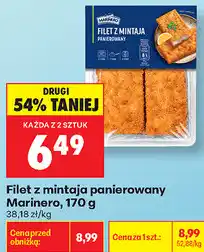 Biedronka Filet z mintaja panierowany Marinero oferta