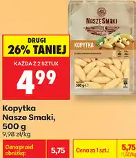 Biedronka Kopytka Nasze Smaki oferta