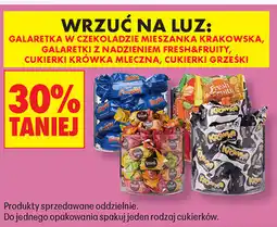 Biedronka Mieszanka Krakowska, Fresh & Fruity, Krówka Mleczna, Grześki oferta