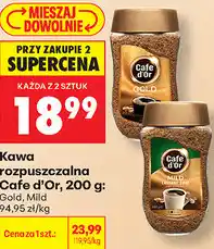 Biedronka Kawa rozpuszczalna Cafe d'Or, 200 g: Gold, Mild oferta