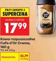 Biedronka Kawa rozpuszczalna Cafe d'Or Crema oferta