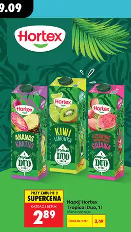 Biedronka Napój Hortex Tropical Duo oferta