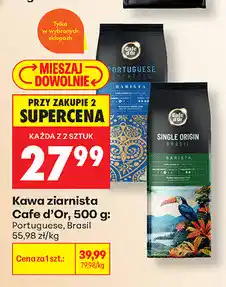 Biedronka Kawa ziarnista Cafe d'Or, 500 g: Portuguese, Brasil oferta