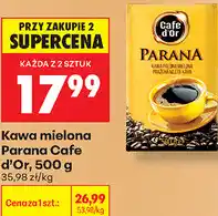 Biedronka Kawa mielona Parana Cafe d'Or oferta