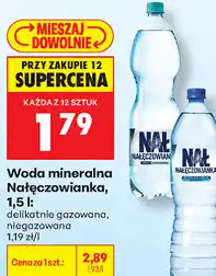 Biedronka Woda mineralna Nałęczowianka oferta