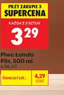 Biedronka Piwo Łomża Pils oferta