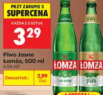 Biedronka Piwo Jasne Łomża oferta