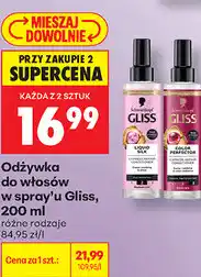 Biedronka Odżywka do włosów w spray'u Gliss oferta