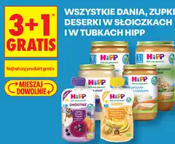 Biedronka Dania, zupki i deserki w słoiczkach i w tubkach HiPP oferta