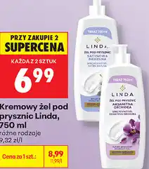 Biedronka Kremowy żel pod prysznic Linda oferta