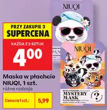 Biedronka Maska w płachcie NIUQI, 1 szt oferta
