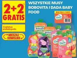 Biedronka Wszystkie musy BoboVita i Dada Baby Food oferta