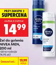 Biedronka Żel do golenia NIVEA MEN oferta