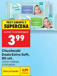 Biedronka Chusteczki Dada Extra Soft oferta