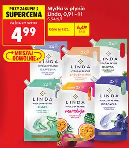 Biedronka Mydło w płynie Linda, zapas, 0,9 l - 1 l oferta