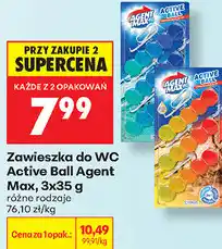 Biedronka Zawieszka do WC Active Ball Agent Max oferta
