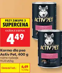 Biedronka Karma dla psa Activ Pet oferta
