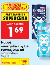 Biedronka Napój energetyczny Be Power oferta