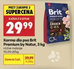 Biedronka Karma dla psa Brit Premium by Natur, 3 kg oferta