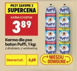 Biedronka Karma dla psa baton Puffi, 1 kg oferta