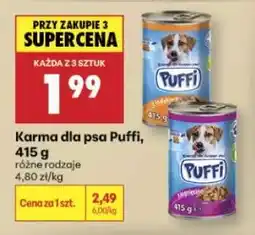 Biedronka Karma dla psa Puffi, 415 g oferta