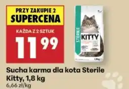 Biedronka Sucha karma dla kota Sterile Kitty 1,8 kg oferta